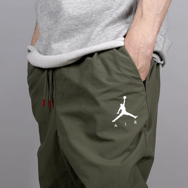 мужские зеленые брюки Jordan Jumpman Men's Woven Trousers 939996-380 - цена, описание, фото 4